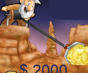 Hacked Gold Miner game